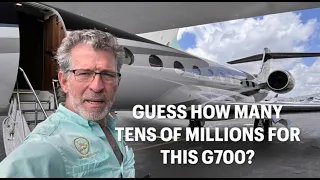 Went to Miami for the Grand Prix and saw this amazing Gulfstream G700. Come join me for a tour.