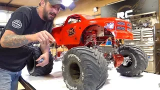 MAN speaks of his GIANT 5th scale MEGA MONSTER TRUCK - 49cc GAS POWERED RAMINATOR | RC ADVENTURES