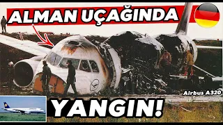 ALMAN UÇAĞI ALEV ALDI! | Pistten Çıkan Uçakta Yangın Çıktı | Lufthansa Kaza Raporu