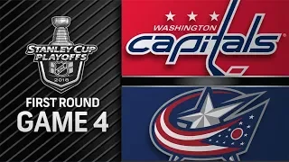 NHL 18 PS4. 2018 STANLEY CUP PLAYOFFS FIRST ROUND GAME 4 EAST: CAPITALS VS BLUE JACKETS. 04.19.2018!