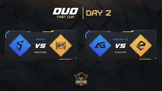 Duo Fast Cup | Day 2 – SaiNts vs Heritage // Absurd Gaming vs Elevate | STANDOFF 2