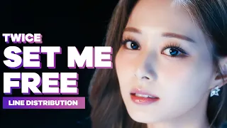 TWICE - SET ME FREE | Line Distribution