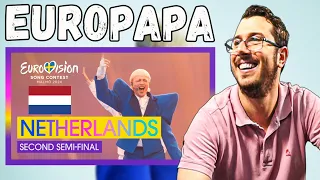 Italian Reacts To Joost Klein - Europapa (LIVE) | Netherlands 🇳🇱 Second Semi-Final Eurovision 2024