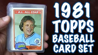 1981 Topps Baseball Card Set