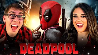 DEADPOOL (2016) MOVIE REACTION- WE CANNOT BELIEVE HOW HILARIOUS THIS WAS |First Time Watching|