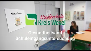 Schuleingangsuntersuchung im Gesundheitsamt Kreis Wesel