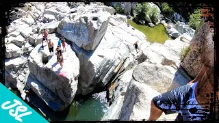 Deep Creek Cliff Jumping - Aztec Falls and The Narrows - San Bernardino National Forest