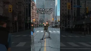 GTA 4 Vs. GTA 5 Cops