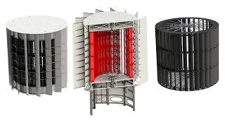 Vertical axis wind turbine, "Iasos III F".