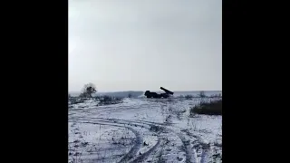 Працює РСЗВ «Ураган». Давно не було. Хтось снарядів привіз🤔