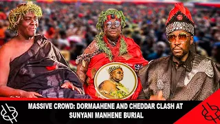 🔥MASSIVE CROWD🔥 DORMAAHENE OSEADEEYO AGYEMANG BABU II AND CHEDDAR STORMS SUNYANI MANHENE BURIAL