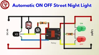 Street Light Automatic ON OFF Night Light circuit