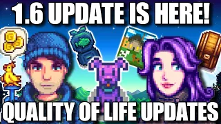 Stardew Valley 1.6 is Finally here! | 15 Quality of life updates | NO Spoilers!