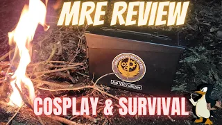 MRE Review Brotherhood of Steel Cosplay/Survival Ration!