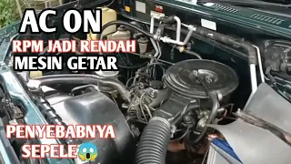 Ketika AC dinyalakan RPM mobil turun, Mesin Bergetar. Ternyata penyebabnya INI!!!!