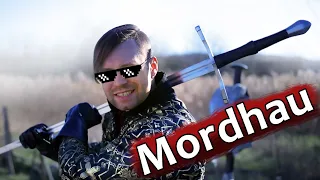 Mordhau strike. The half-sword from Skallagrim