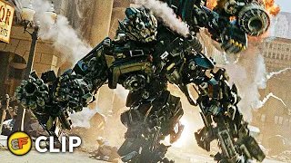 Autobots vs Decepticons - Battle of Mission City | Transformers (2007) Movie Clip HD 4K