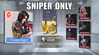 I 1v5 my Subscribers Using Sniper Only in KILLHOUSE…(Intense)
