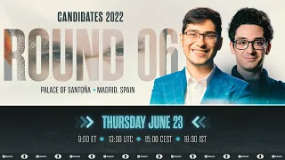 FIDE Candidates 2022 | Round 6 | Live Commentary with Judit Polgar, Jan Gustafsson & David Howell