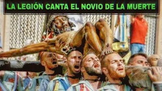 LA LEGIÓN CANTA "EL NOVIO DE LA MUERTE" CON EL CRISTO. Semana Santa Málaga 2023