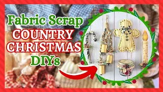 These AMAZING Fabric Scrap Christmas DIYs will get you CRAFTING for the Holiday season
