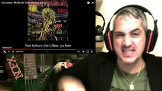 Iron Maiden Murders In The Rue Morgue reaction (Part 1) Punk Rock Head singer bassist James Giacomo