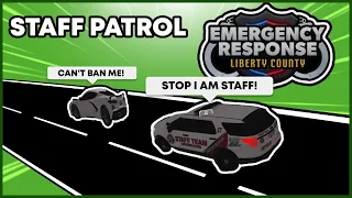 Roblox ER:LC Liberty County Roleplay - River City Roleplay STAFF Patrol!