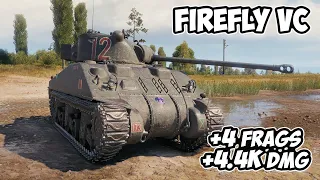 Firefly VC - 4 Frags 4.4K Damage - The firefly burned! - World Of Tanks