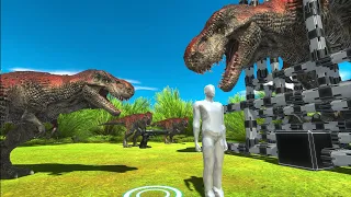 Bring 3 Baby T-Rex Back to Their Mom | Animal Revolt Battle Simulator