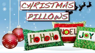 DIY Christmas Throw Pillows | The Sewing Room Channel