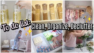 TACKLE YOUR TO DO LIST WITH ME: CLEAN AND ORGANIZE WITH ME, GROCERY HAUL | Tara Henderson