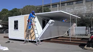Luxury Expandable Container House Installation Video