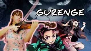 Demon Slayer: Kimetsu no Yaiba OP 紅蓮華 || LiSA - Gurenge || Violin Cover