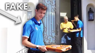 Fake Pizza Delivery Prank