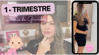 DIÁRIO DA GRAVIDEZ: 1º Trimestre - Sintomas, como descobri ? Contei tudo! #diáriodagravidez