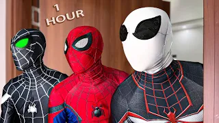 TEAM SPIDER-MAN Action Story IN REAL LIFE ( 1 Hour ) NERF WAR || SEASON 1 - FLife vs