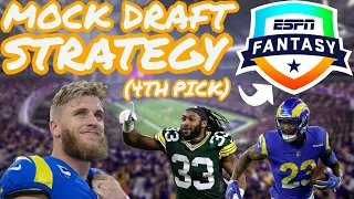 Fantasy Football 2022 FULL Mock Draft 12 team PPR || 4th Pick Strategy