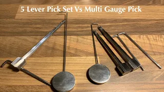 5 Lever Pick Set Vs Multi Gauge Pick