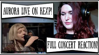 Reacting to AURORA LIVE on KEXP Iceland. Flawless!