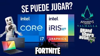 Se puede jugar con las Integradas de Intel? Gaming test 2022| i7 1165G7 | 12GB RAM | Asus VivoBook15