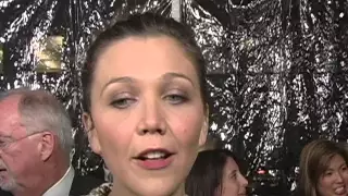 Crazy Heart: Maggie Gyllenhaal Exclusive Red Carpet Interview | ScreenSlam