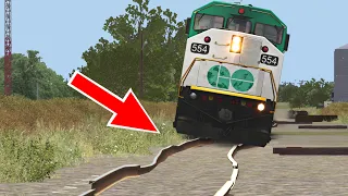 Go Transit Train on the WORST TRACKS in the World❗