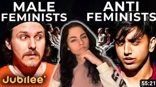 REACTING to Male Feminists DEBATING Antifeminists (pt.2)