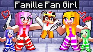 Adopté par une FAMILLE de FANGIRL sur Minecraft !