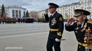 Ветеран ВОВ Михаил Симкин принимал парад Победы в Северодвинске 📹 TV29.RU (Северодвинск)