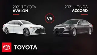 2021 Toyota Avalon vs 2021 Honda Accord | All You Need to Know | Toyota