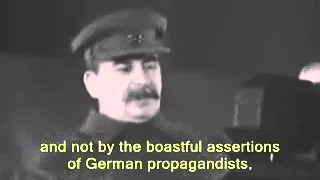 Stalin speech - November 7, 1941 [English subtitles]