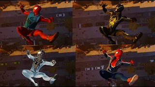 Peter Crafts the Advanced Suit Cutscene (With Every Suit + The Heist DLC Suits)