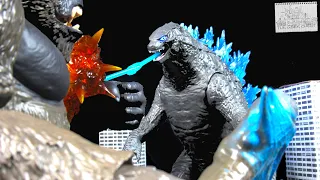 Playmates Godzilla VS Kong (2021) Mega Heat Ray Godzilla - Legendary Giant Kaiju Figure Review