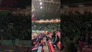 OMONOIA FANS OLD TRAFFORD LOUD AND PROUD